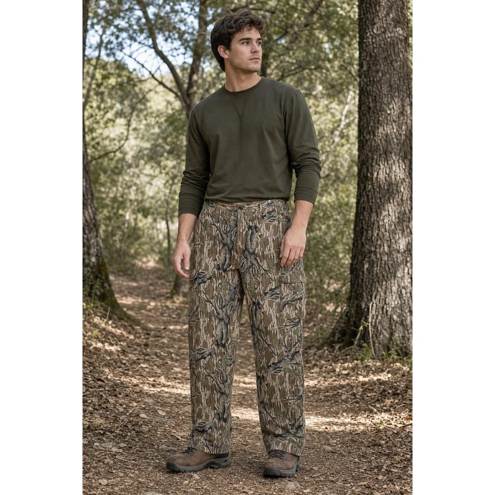 Mossy Oak Tree Stand Camo Cargo Pants Men's 40x31 Measured Hunting